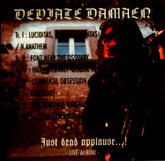 COPERTINA JUST DEAD APPLAUSE