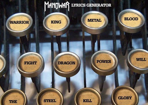 manowar lyrics generator