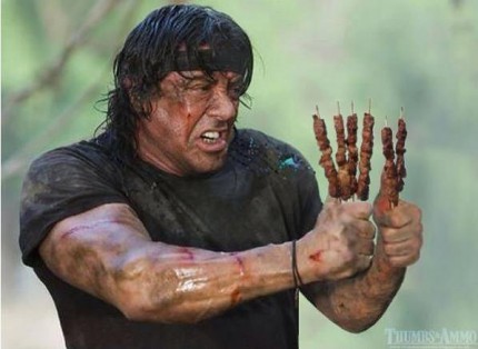 Stallone nel momento in cui decide di prendere Carrozzi per il prossimo Expendables